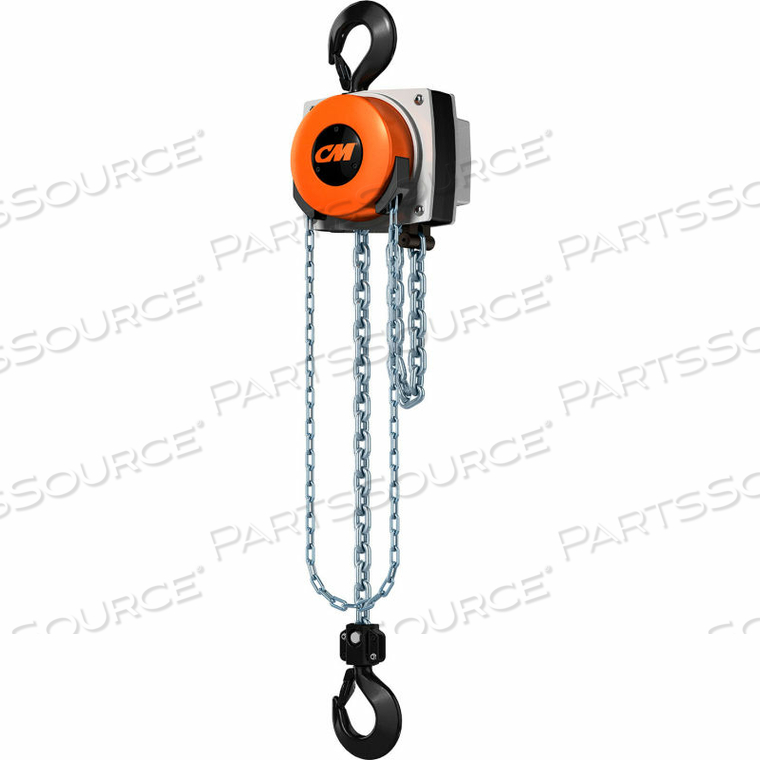 HURRICANE 360 HAND CHAIN HOIST, 3 TON, 20 FT. LIFT by Columbus McKinnon