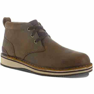 RK2801 PRESTIGE POINT WORK LACE UP CHUKKA, STEEL TOE, MEN'S SZ 10 M WIDE, BEESWAX by Rockport Works