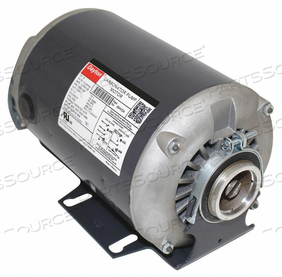 CARBONATOR PUMP MOTOR 1/2 HP 115V by DAYTON ELECTRIC MANUFACTURING CO CARBONATOR PUMP MOTOR 1/2 HP 115V by DAYTON ELECTRIC MANUFACTURING CO