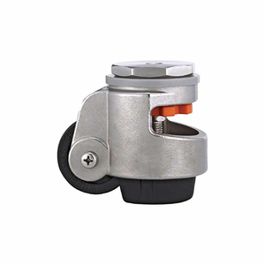 STAINLESS STEEL LEVELING CASTER - 990 LB. CAPACITY - STEM MOUNTED by WM Casters