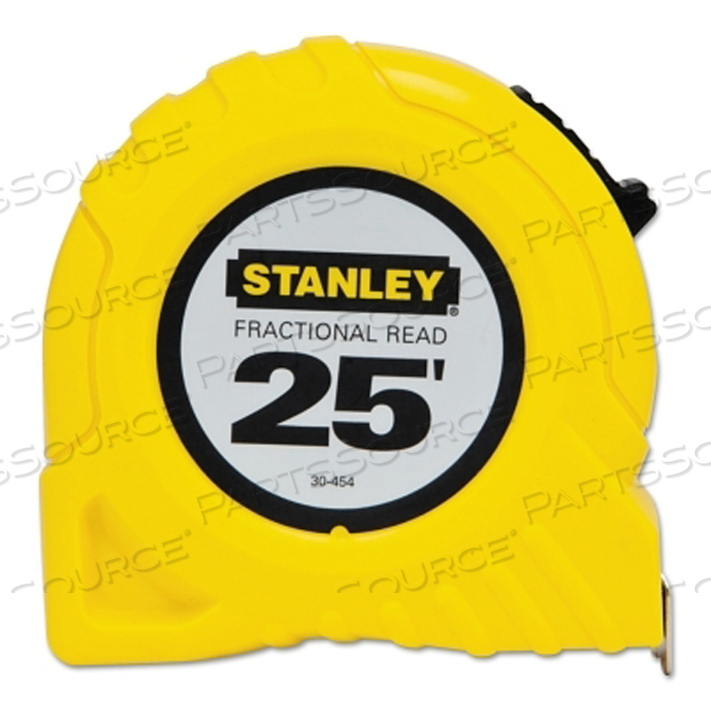 TAPE RULE, 1 IN X 25 FT, INCH/FRACTION by Stanley TAPE RULE, 1 IN X 25 FT, INCH/FRACTION by Stanley