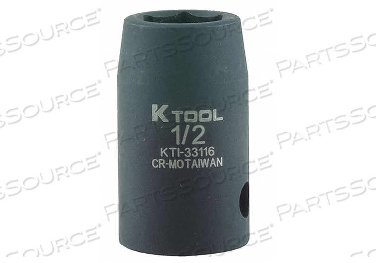 IMPACT SOCKET SAE 1/2IN. 1-1/2IN.L HEX by KTI