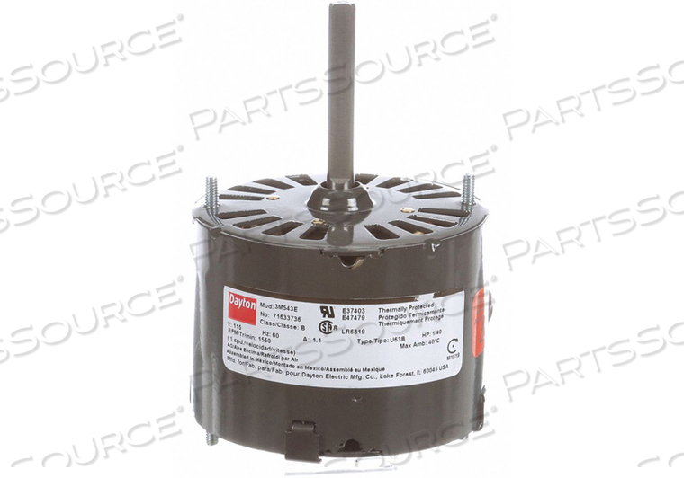 HVAC MOTOR 1/40 HP 1550 RPM 115V 3.3 by DAYTON ELECTRIC MANUFACTURING CO HVAC MOTOR 1/40 HP 1550 RPM 115V 3.3 by DAYTON ELECTRIC MANUFACTURING CO