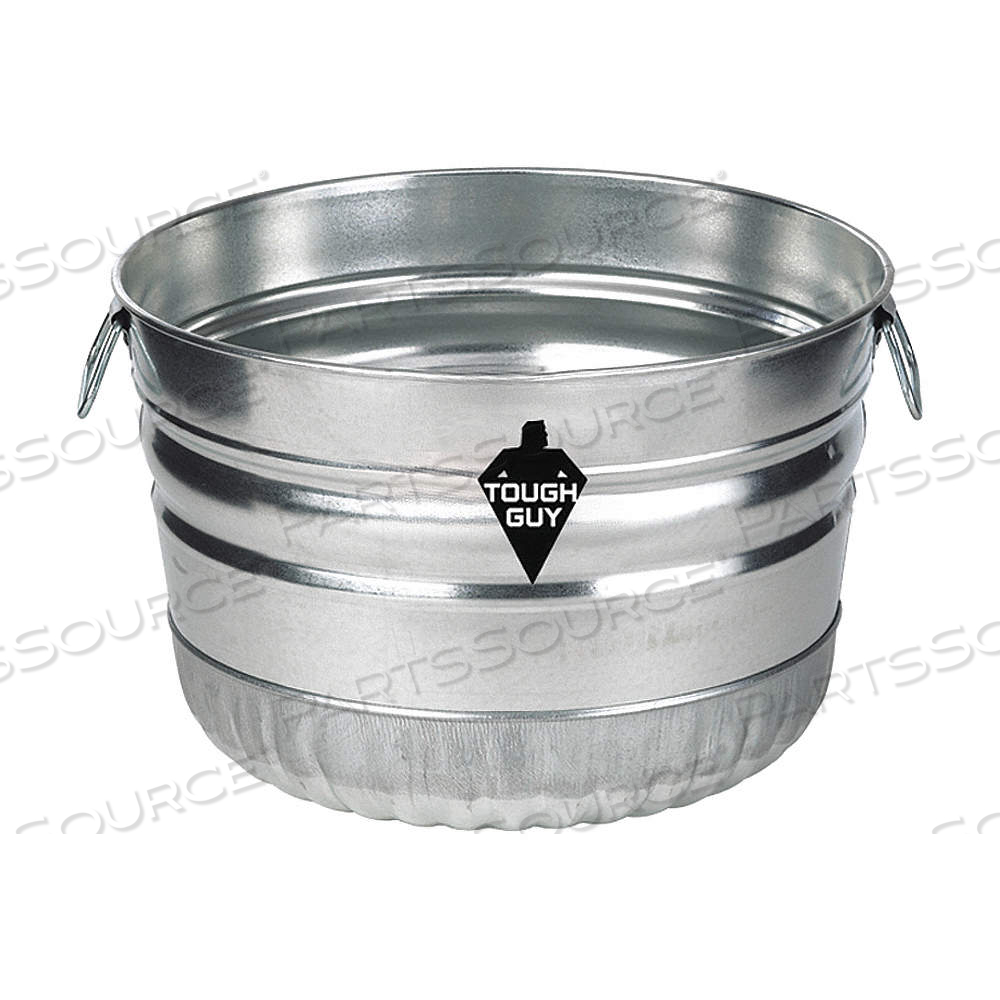UTILITY TUB, 9 GAL CAPACITY, 18 IN OVERALL WD, 11 1/2 IN OVERALL HT, INCLUDES HANDLE by Approved Vendor