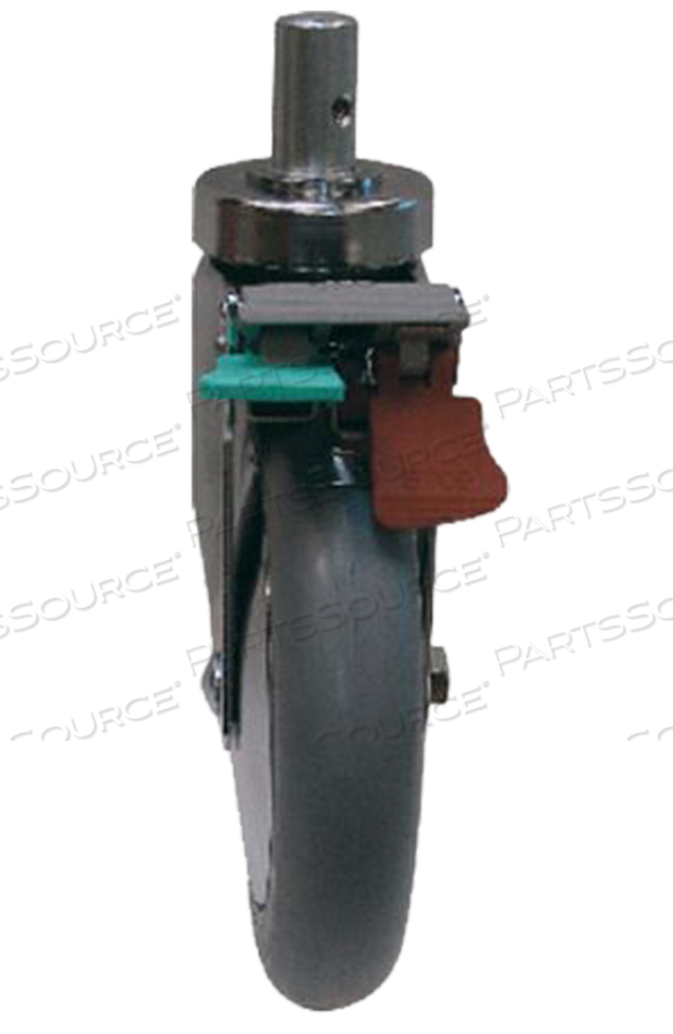 8" CASTER, WITH COMBINATION BRAKE AND SWIVEL LOCKS, FOR P-170, P-171, P-172 by Pedigo Products, Inc.