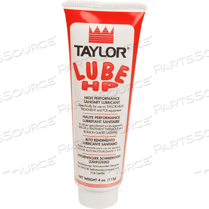 LUBRICANT, HI PERFORMANCE, 4 OZ by Taylor Freezer Sales Company
