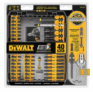 SCREWDRIVER BIT SET 40 PIECES 1/4 SHANK by DeWalt