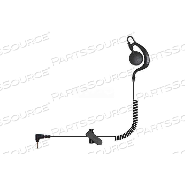 AGENT LISTEN-ONLY EARPIECE - LONG CORD FOR WAIST-LENGTH REACH by Klein Electronics Inc