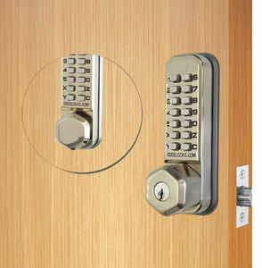 MECHANICAL LOCKSET STAINLESS STEEL KNOB by Codelocks