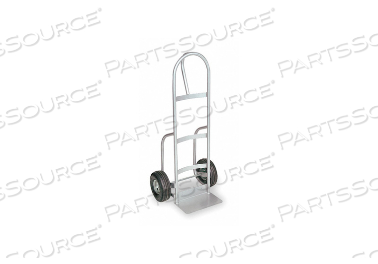 CORROSION-RESISTANT WELDED ALUMINUM GENERAL PURPOSE HAND TRUCK, LOAD CAPACITY 400 LB, OVERALL HEIGHT 48 IN, OVERALL WIDTH 22 1/2 IN, NOSE PL by DAYTON ELECTRIC MANUFACTURING CO