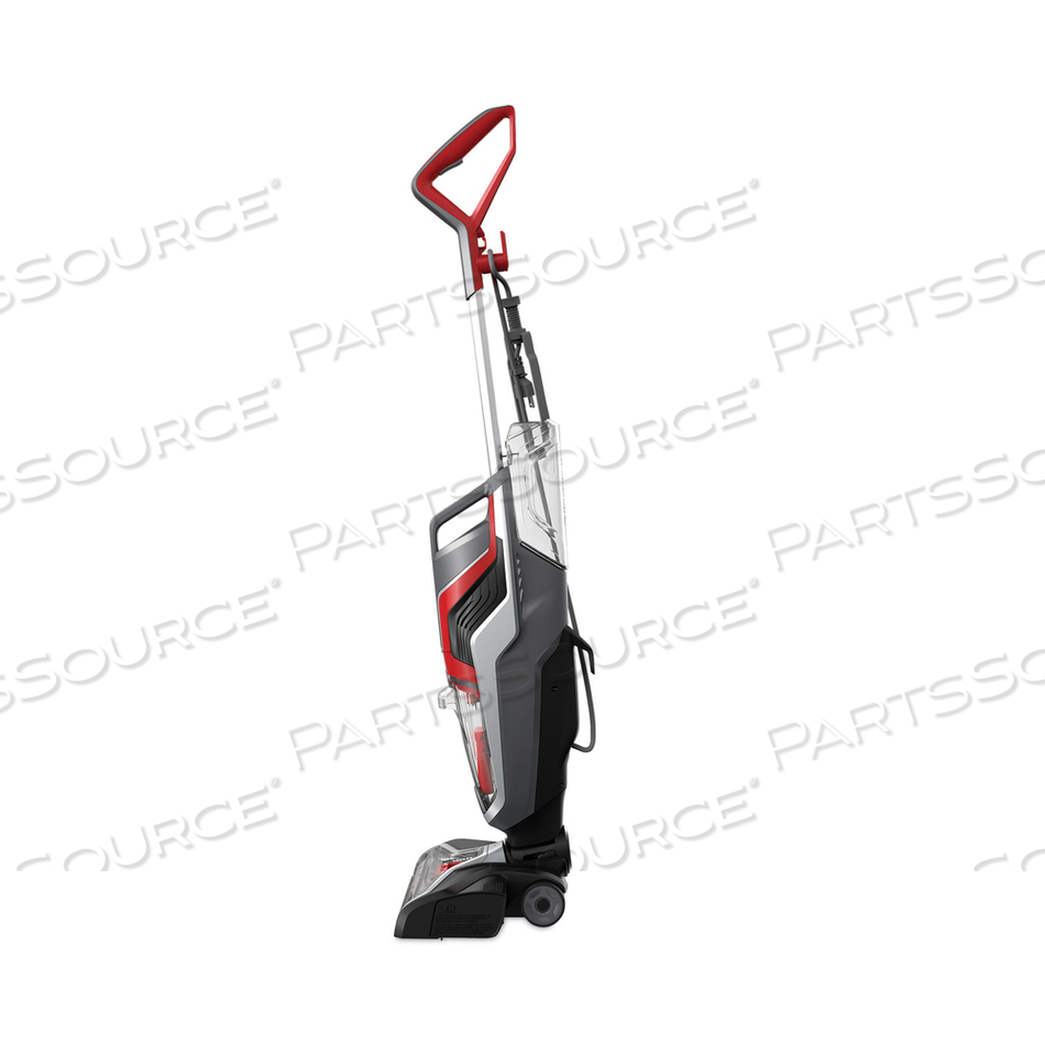 SANITAIRE HYDROCLEAN FLOOR WASHER AND VACUUM, RED/GRAY/BLACK 