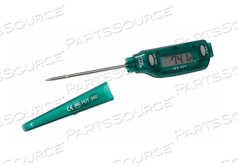 DIGITAL POCKET THERMOMETER LCD 3-1/4 L by Uei Test Instruments DIGITAL POCKET THERMOMETER LCD 3-1/4 L by Uei Test Instruments