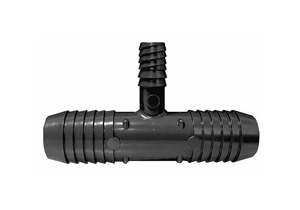 REDUCING TEE, 3/4 IN X 1/2 IN X 3/4 IN FITTING PIPE SIZE, 200 PSI, GRAY by Lasco