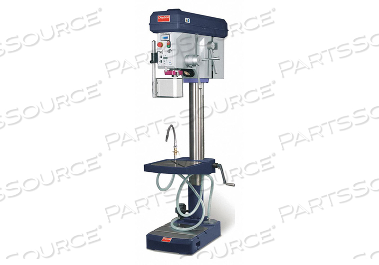 FLOOR DRILL PRESS, PRIMARY MATERIAL APPLICATION METAL, POWER DOWN FEED INCLUDED NO, DRILL PRESS TYPE FLOOR STAND, DRILL PRESS APPLICATION BO by DAYTON ELECTRIC MANUFACTURING CO