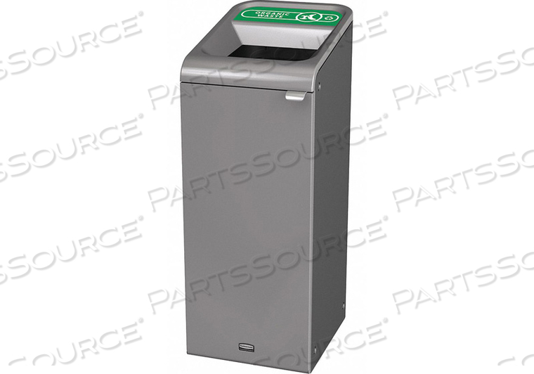 RECYCLE CONTAINER RECTANGLE 15 GAL. GRAY by Rubbermaid Medical Division RECYCLE CONTAINER RECTANGLE 15 GAL. GRAY by Rubbermaid Medical Division