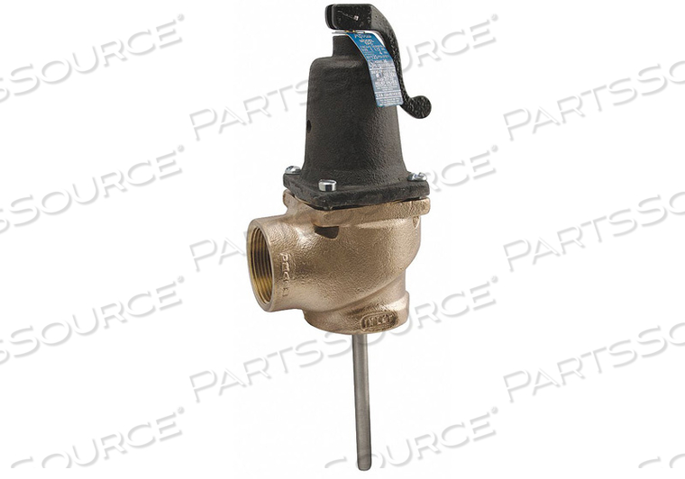T AND P RELIEF VALVE FNPT 1-1/2 IN INLET by Apollo Valves (a Conbraco Company)