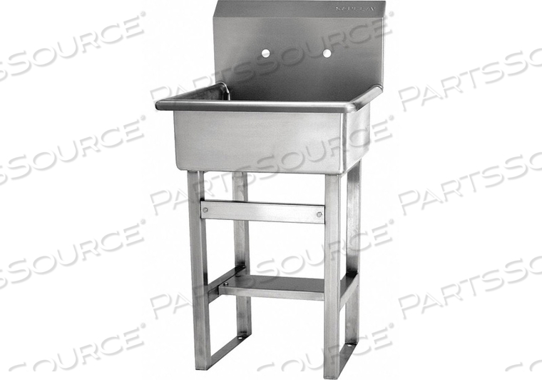 HAND SINK FLOOR W/O FAUCET 20-1/2INW by Sani-Lav