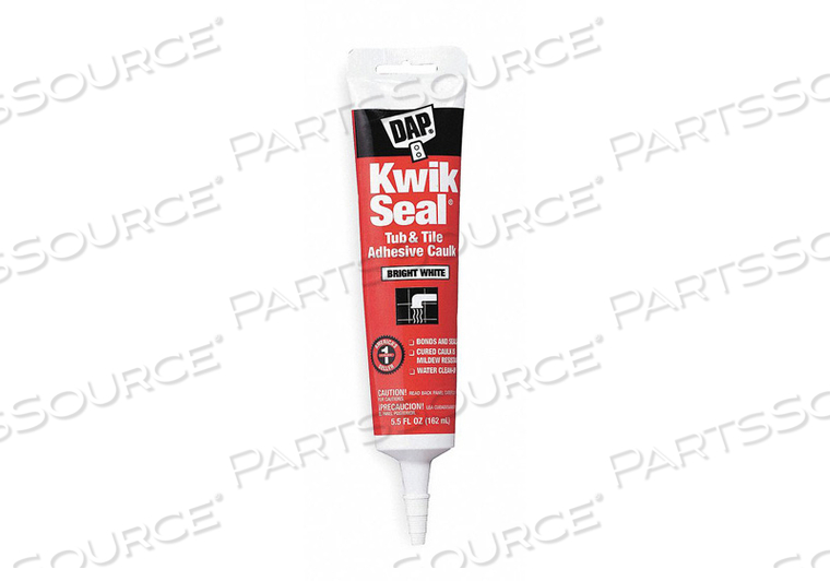 ADHESIVE CAULK 5.5 OZ WHITE by DAP Products Inc.
