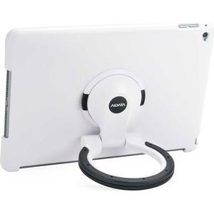 SPINSTAND FOR IPAD AIR 2, WHITE SHELL WITH WHITE AND BLACK RING by Aidata