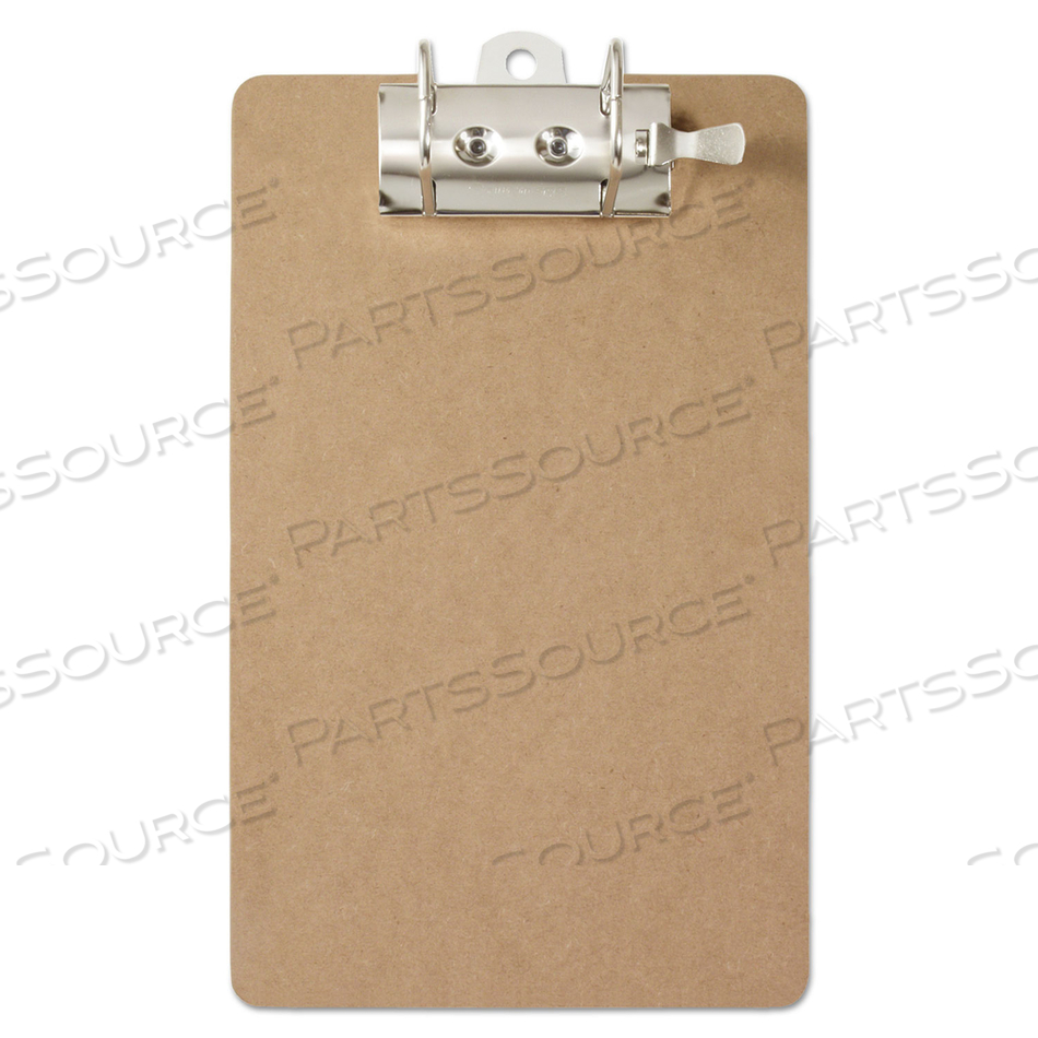 RECYCLED HARDBOARD ARCHBOARD CLIPBOARD, 2.5" CLIP CAPACITY, HOLDS 8.5 X 11 SHEETS, BROWN by Saunders RECYCLED HARDBOARD ARCHBOARD CLIPBOARD, 2.5" CLIP CAPACITY, HOLDS 8.5 X 11 SHEETS, BROWN by Saunders