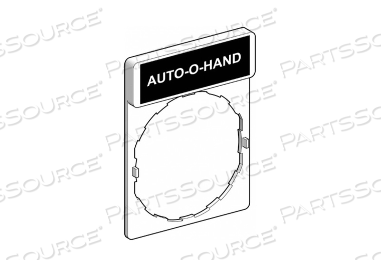 LEGEND PLATE RECTANGULAR AUTO-HAND by APC / American Power Conversion