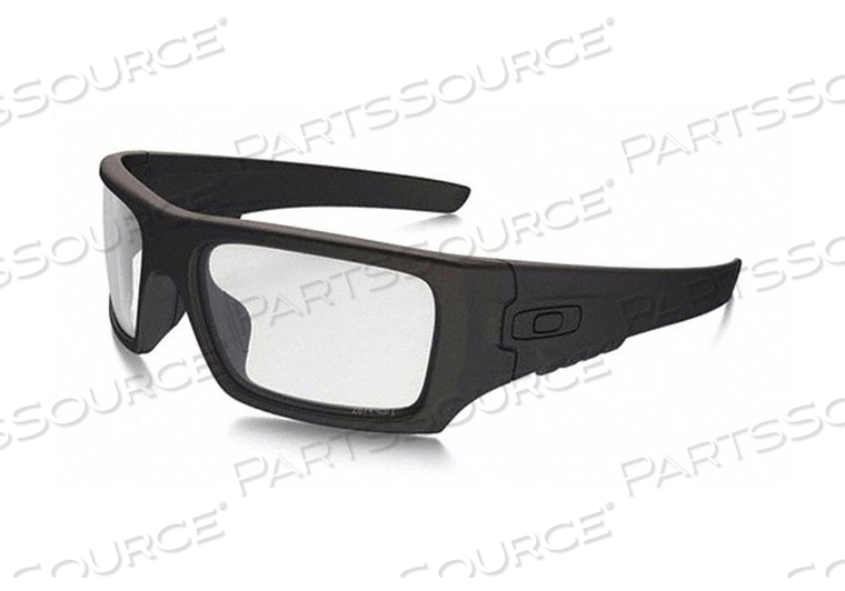 GLASSES CLEAR LENS BLK FRAME DET CORD by Oakley
