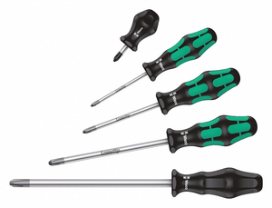 SCREWDRIVER SET PHILLIPS/CROSSPOINT 5 PC by Wera SCREWDRIVER SET PHILLIPS/CROSSPOINT 5 PC by Wera