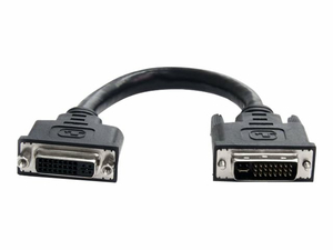 DVI-I DUAL LINK DIGITAL ANALOG PORT SAVER EXTENSION CABLE, 6 IN, MALE TO FEMALE by StarTech.com Ltd. DVI-I DUAL LINK DIGITAL ANALOG PORT SAVER EXTENSION CABLE, 6 IN, MALE TO FEMALE by StarTech.com Ltd.