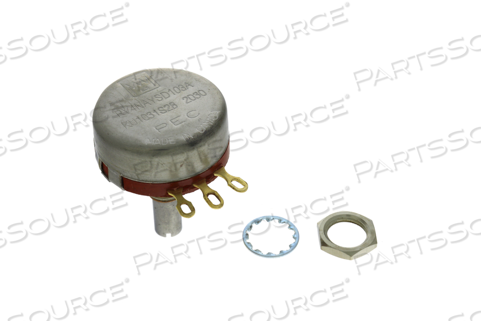POTENTIOMETER, 10KOHM RESISTANCE by Parks Medical Electronics