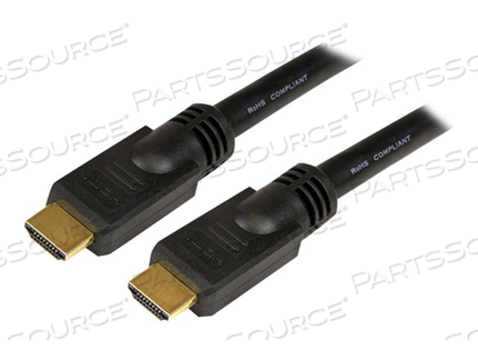 25 FT HIGH SPEED HDMI CABLE - ULTRA HD 4K X 2K HDMI CABLE M/M - HDMI CABLE - 28 AWG - HDMI TYPE A (M) TO HDMI TYPE A (M) - 25 FT - SHIELDED - BLACK by StarTech.com Ltd.