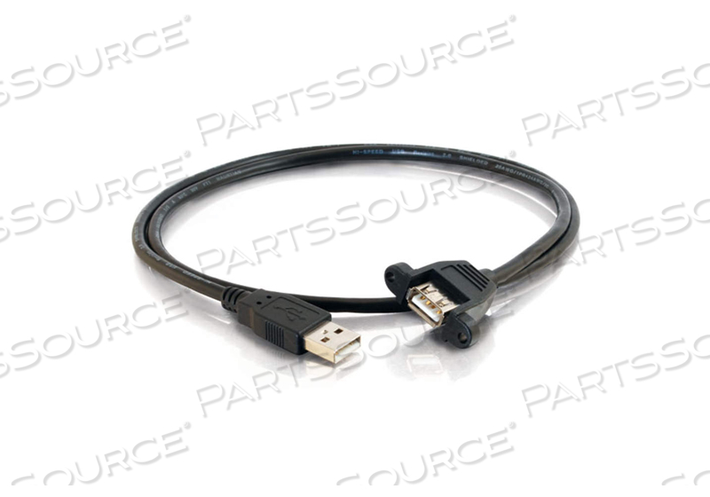 3FT USB 2.0 AM TO AF PANEL MOUNT CABLE by Legrand AV (C2G)