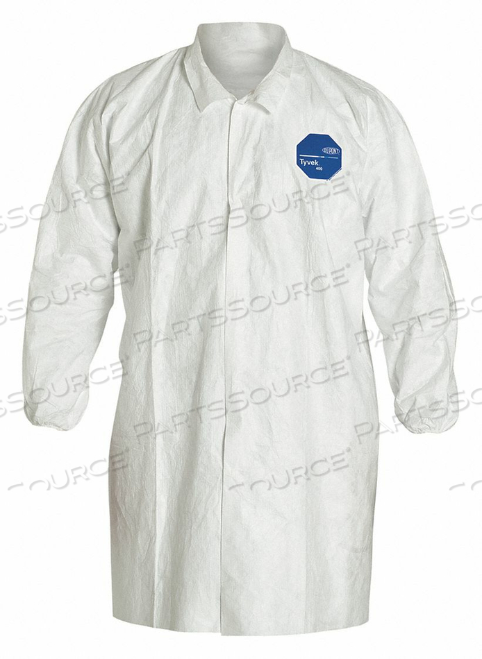J6437 DISPOSABLE FROCK S WHITE PK30 by DuPont J6437 DISPOSABLE FROCK S WHITE PK30 by DuPont