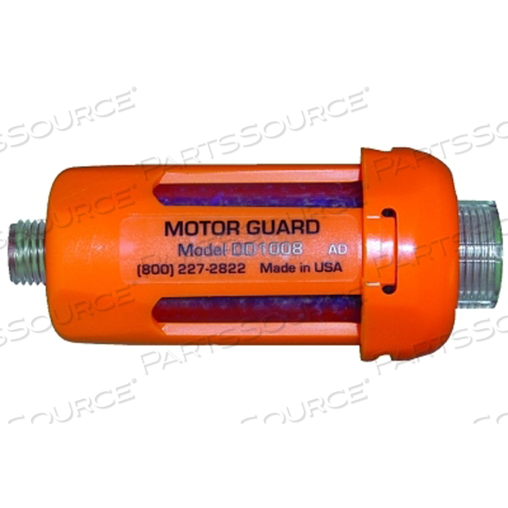 COMPRESSED AIR FILTER, 1/4 IN (NPT), DISPOSABLE IN-LINE DESICCANT, FOR USE WITH PLASMA MACHINES by Motorguard COMPRESSED AIR FILTER, 1/4 IN (NPT), DISPOSABLE IN-LINE DESICCANT, FOR USE WITH PLASMA MACHINES by Motorguard