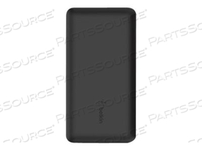 BOOST CHARGE, POWER BANK, 10000 MAH, 15 WATT, 3 OUTPUT CONNECTORS (2 X USB, USB-C), BLACK 