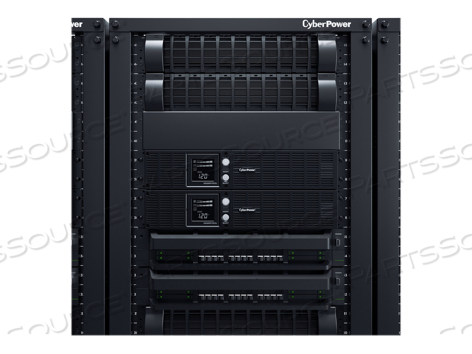 PFC SINEWAVE SERIES, UPS, AC 120 V, 1540 WATT, 2000 VA, 9 AH, USB, OUTPUT CONNECTORS: 8, 2U by CyberPower PFC SINEWAVE SERIES, UPS, AC 120 V, 1540 WATT, 2000 VA, 9 AH, USB, OUTPUT CONNECTORS: 8, 2U by CyberPower