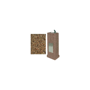CONCRETE UPRIGHT DRINKING FOUNTAIN - TAN RIVER ROCK by Bohlmann CONCRETE UPRIGHT DRINKING FOUNTAIN - TAN RIVER ROCK by Bohlmann