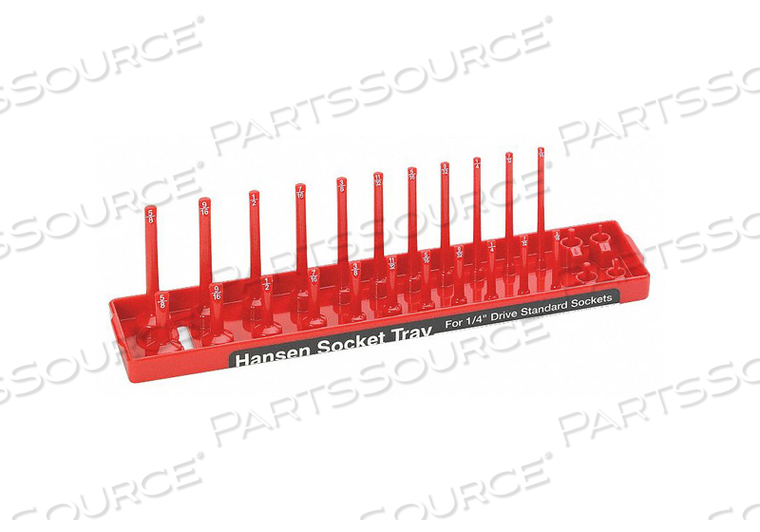 SOCKET TRAY 1/4 IN DR SAE STD AND DEEP by Hansen