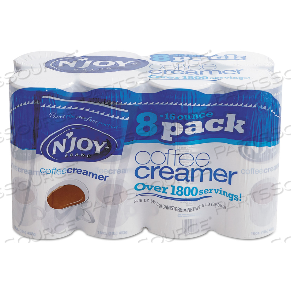 NON-DAIRY COFFEE CREAMER, 16 OZ CANISTER, 8/PACK 