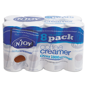 NON-DAIRY COFFEE CREAMER, 16 OZ CANISTER, 8/PACK by N'Joy