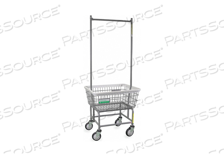 WIRE LAUNDRY CART 600 LB LD CAP. GRAY by R&B Wire Products, Inc.
