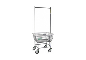 WIRE LAUNDRY CART 600 LB LD CAP. GRAY by R&B Wire Products, Inc.