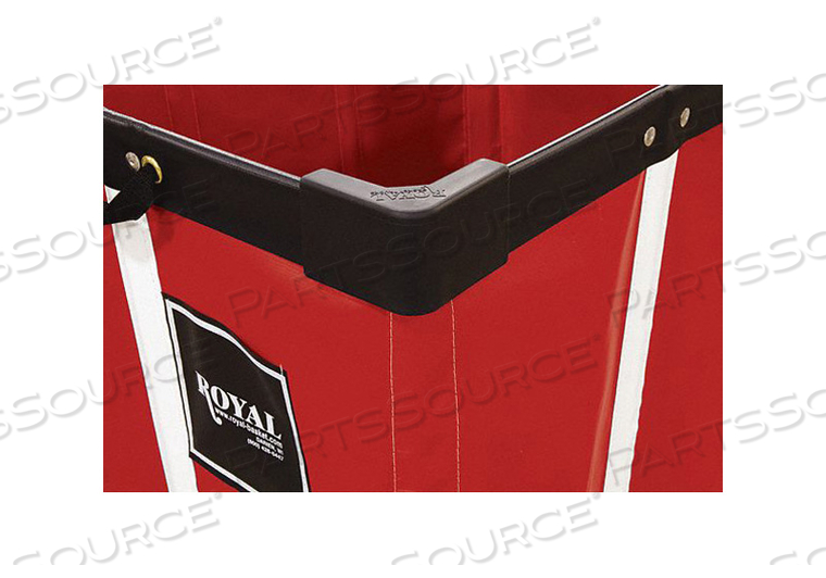 CORNER BUMPER KIT BLACK RUBBER PK4 by Royal Basket Trucks