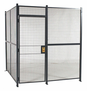 WELDED PARTITION CAGE 10FT. 4IND 3 SIDED by Rapidwire