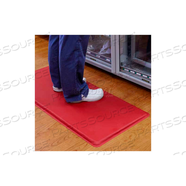 ANTI FATIGUE MEDICAL MAT 3/4" THICK 20" X 32" RED 