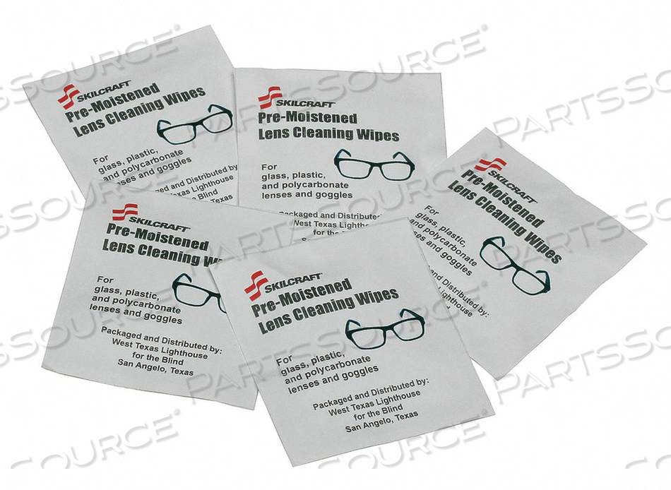 LENS CLEANING TISSUE 5 X 8 TISSUE SIZE by Skilcraft