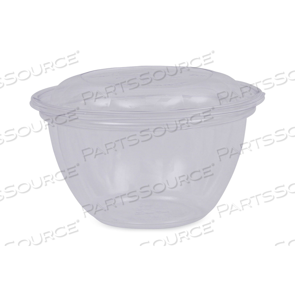 RENEWABLE AND COMPOSTABLE CONTAINERS, 18 OZ, 5.5" DIAMETER X 2.3"H, CLEAR, PLASTIC by Eco-Products RENEWABLE AND COMPOSTABLE CONTAINERS, 18 OZ, 5.5" DIAMETER X 2.3"H, CLEAR, PLASTIC by Eco-Products