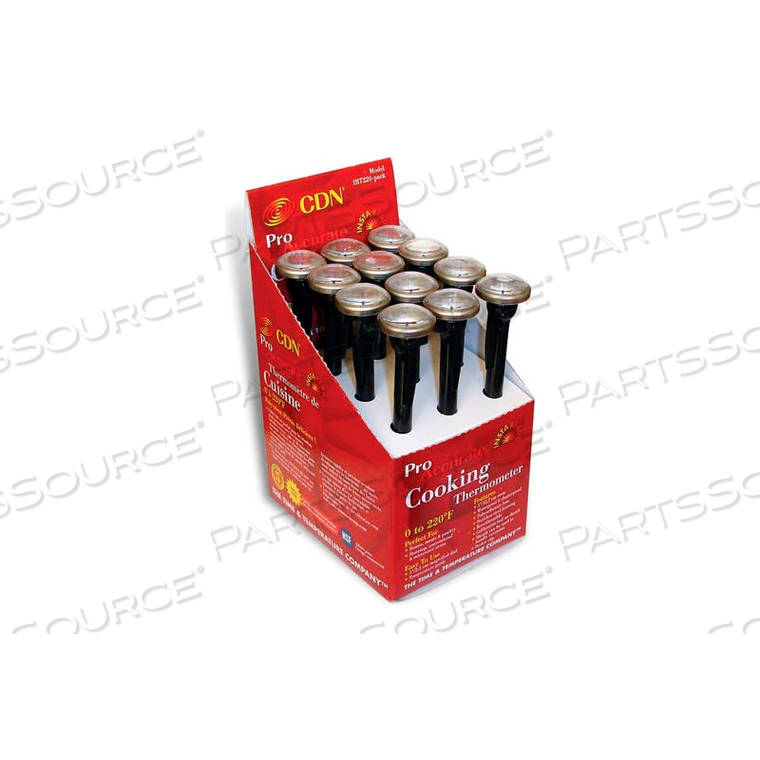 COOKING THERMOMETER 12 PACK by CDN Systems