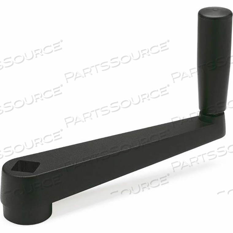 GN471.1 CRANK HANDLES, ZINC DIE-CAST, REVOLVING HANDLE, THRU SQUARE BORE - 1/2", 3.15"L by J.W. Winco
