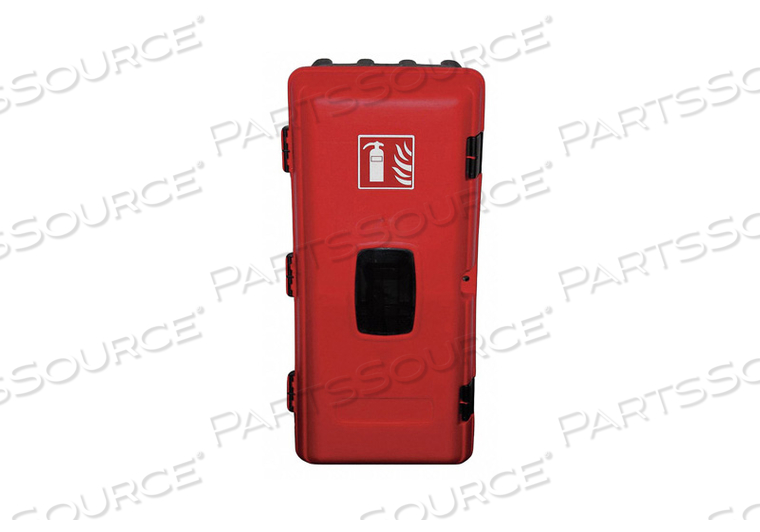 FIRE EXTINGUISHER CABINET 10 LB BLK/RED by Jonesco FIRE EXTINGUISHER CABINET 10 LB BLK/RED by Jonesco