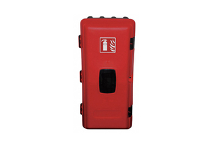 FIRE EXTINGUISHER CABINET 10 LB BLK/RED by Jonesco